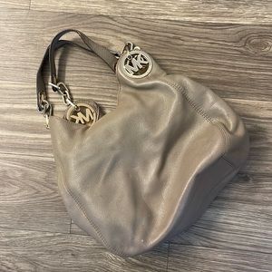 Michael Kors Medium Pebbled Leather Satchel - Used